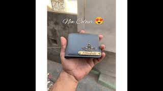 Customize mens wallet with your name and lucky charms ❤️ order now ✌️ DM - what'saap 9752568842