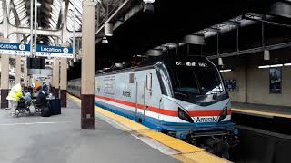 Amtrak Phase III ACS-64 662 Heritage Unit on train 93 departing Newark Penn Station