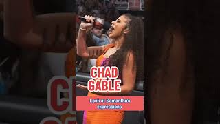 Samantha did it very well just look at her expressions #WWERaw Gunther vs Chad Gable