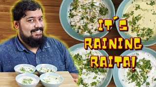 Easy Raita Recipe | 5 Types