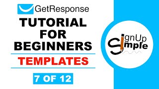 How To Create A Template In GetResponse