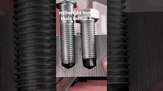 Millwright hand tools. tap types