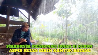 Di Guyur Hujan Deras Di Hutan Menginap Di Gubug Reod AMR