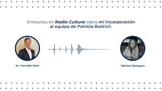 Entrevista sobre mi incorporación al equipo de Patricia Bullrich