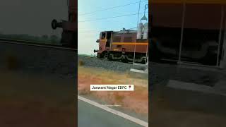 Parallel Overtake By Wag !! Jaswant Nagar EDFC !! Bhusawal Double Wag 5#shorts #viral #indianrailway