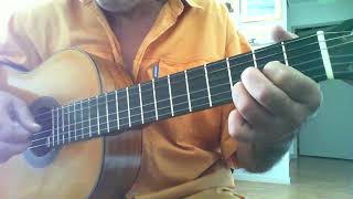 Slip Slidin' Away - for solo guitar