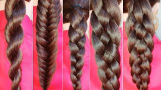 5 Basic Braids |  Braids for beginners | Different styles of braids | type of braids | basic braids