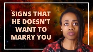 Signs That He Doesn't Want To Marry You | Coach Shoya