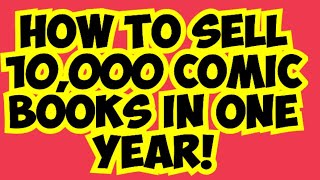 How to sell 10,000 comic books in one year