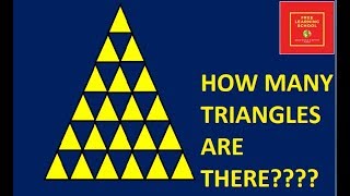 Counting the number of triangles || Math Riddle || Easy Math || Viral Math Problem ||