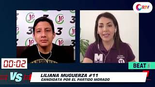 Arturo Ayala #JP3 debate con Liliana Muguerza en el #VersusElectoral de La República