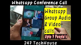 How to make group video and voice calls in WhatsApp | End To End Encrypted | Urdu