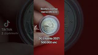 moneta euro lituania #coins #coin