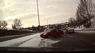 Winter driving with bad winter drivers (short)