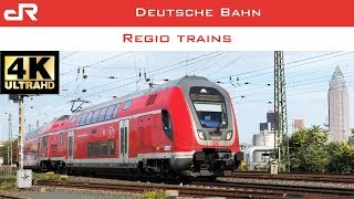 Regional trains in Frankfurt in 4K!