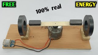 How to make free energy with dc motor and magnet