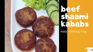 Beef shaami kabab recipe , Easiest beef shaami kabab