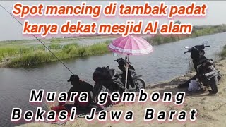 spot mancing viral di tampak padat karya muara gembong Bekasi Jawa Barat