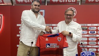 Presentación de Alex Huerta, nuevo director deportivo del Numancia