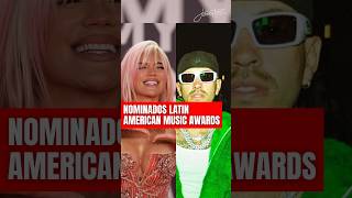 Estos son todos los nominados a los Latin American Music Awards 2024