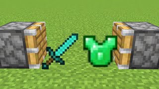 diamond sword + emerald chestplate = ???