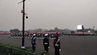 Bands play Saare Jahan Se Accha at Retreat Ceremony