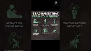 six habits that drains your energy,gk, gi trick,motivation,brushup gk