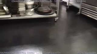 Commercial Kitchen Polyurea Floor Project