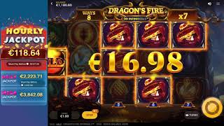 Dragon's Fire Infinireels: What happened when the reels spin one hundred times!