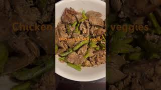 Chicken Liver with Veggies #shorts  #shortsvideo #K&T Wolf