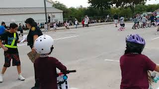 San Antonio Bike Rodeo Competition:  2018 Rayburn Elementary Misha'Starr  1st grade 1st Place winner