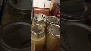 Pressure Canning Turkey Stock