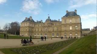 Flat Stanley at Luxembourg Palace in Paris