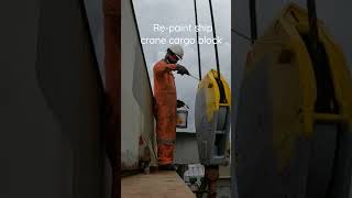 ship crane cargo block | re-paint #shorts #yearofyou