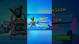 SBLOCCO LA SKIN - BARRYL PLANKTON SU BRAWL STARS$$$ #brawlstars #brawlskins