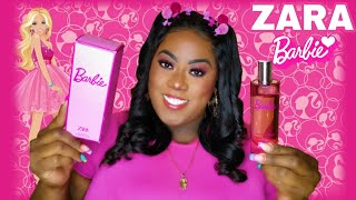 ZARA X BARBIE PERFUME REVIEW || SHOP OR DROP? || A DUPE FOR WHAT?! || BARBIE WORLD 💕 || COCO PEBZ 💕