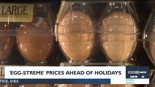 'Supply is down and demand is strong': bird flu raising egg prices as holiday baking season begins