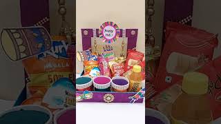 Holi Gift Hamper DIY #shorts #diy #viral #holi