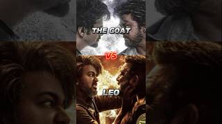 The goat vs leo - Day 1 collection comparison video #thalapathyvijay #sanjaydutt