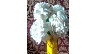 DIY Beautiful Flower | Tissue Paper Flower #trending #viral #diy #craft #diyflower #shorts #youtube