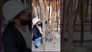 Site 🏗️ पर फिर एक और जुगाड़😂 #shorts #viral #construction