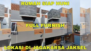 Rumah 3 Lantai Full Furniture Rooftop + Jacuzzi Jagakarsa Jaksel