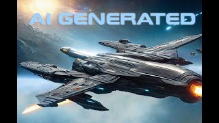 AI Generated spaceships (starships) with futuristic designs | Sci-fi music video AI Generated Images