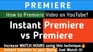 How to Set Premiere in a Video in Youtube 🔥