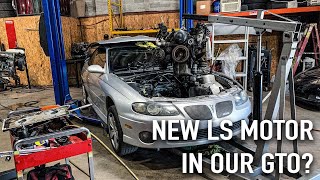 GTO GETS MOTOR SWAP DONE IN 1 DAY?? PART.1