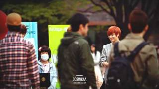 [fancam] 110429 SHINee Key secret talk with Taemin @ Seoul Women's University recording