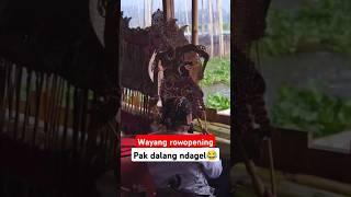 🔥Momen pak dalang ndagel 🔥#shorts #wayangkulit #wayang #kesenian #rawapening