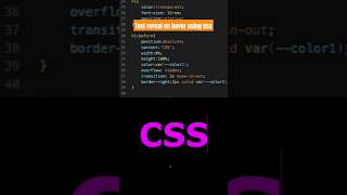 Text animation on hover using CSS #css #cssanimation #csshovereffect