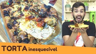 TORTA DE SARDINHA COM TOMATE SECO SIMPLES E FÁCIL | Receita de Liquidificador