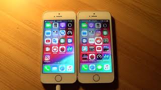 5 year-old vs. 3 year-old iPhone speed test! 5S vs. SE (Apps, Games, Siri, Benchmark)